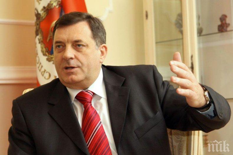 Лидерът на Република Сръбска Милорад Додик е глобен за превишена скорост в Хърватия