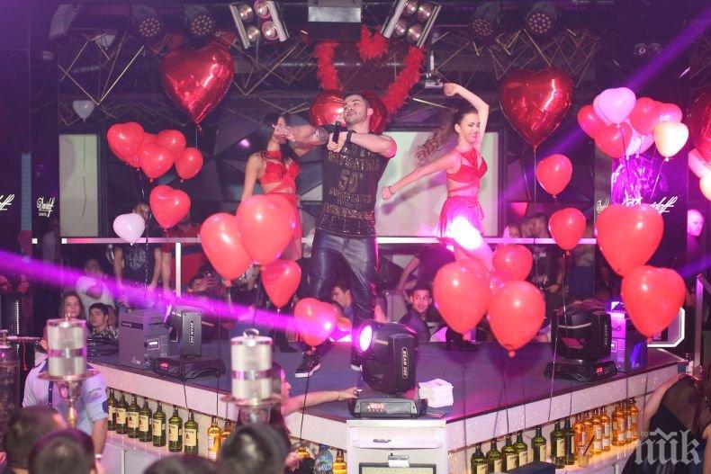 Галена, Галин и Свети Валентин с мега яки партита в Клуб 33 (СНИМКИ)