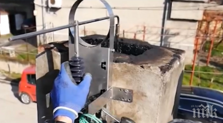 мръсния въздух монтират филтри комини