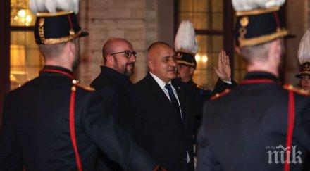 борисов седна една маса евролидери снимки