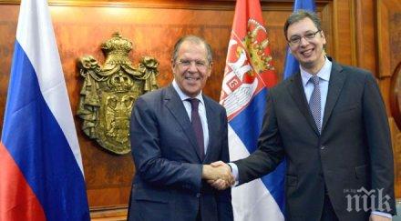 лавров алармира западът иска главата вучич