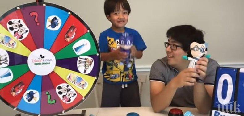 ШАШ! 6-годишен милионер представи собствена линия играчки
