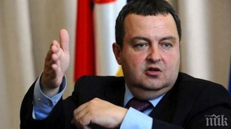 Ивица Дачич: По-логично е САЩ и Великобритания да преразгледат признаването на Косово, отколкото Русия да признае Прищина