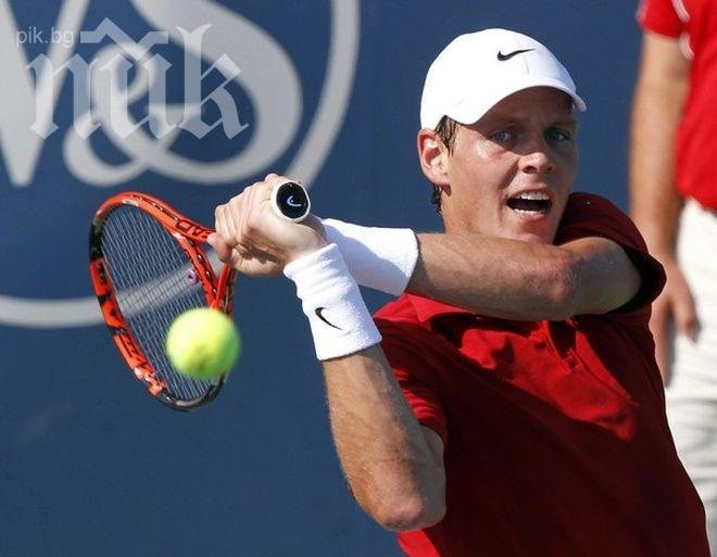 Томаш Бердих изхвърли сензационно Новак Джокович от турнира в Рим