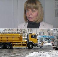 ИЗВЪНРЕДНО! Фандъкова с ексклузивен коментар - ето каква е обстановката в София! Снегът продължава да се сипе от небето