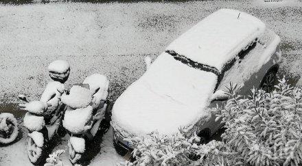 първи път години сняг валя неапол