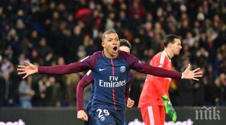 псж отнесе класически олимпик марсилия неймар контузен жълти картона дербито лига