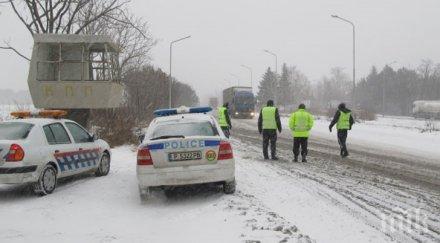 две коли помляха снимка