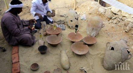 находка откриха древно гробище египет