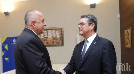 премиерът бойко борисов срещна генералния директор сто роберто азеведо