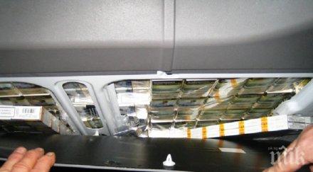 удар хванаха камион бус тъпкани цигари дунав мост снимки