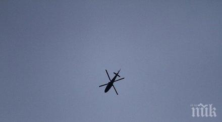 хеликоптер извършил твърдо кацане арктика