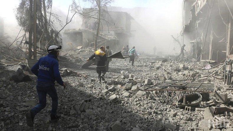 Броят на загиналите при новите бомбардировки в Източна Гута достигна до 32 души