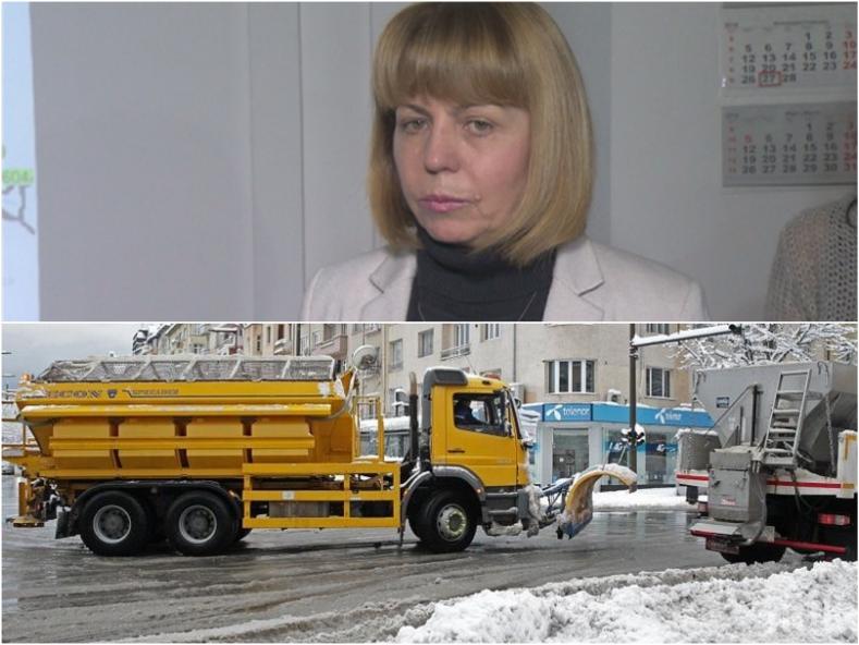ИЗВЪНРЕДНО! Фандъкова с ексклузивен коментар - ето каква е обстановката в София! Снегът продължава да се сипе от небето