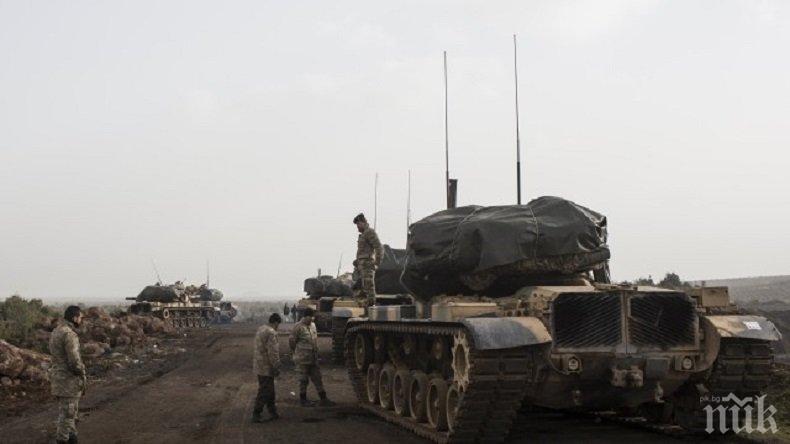 Турция разширява операцията срещу кюрдите по цялата сирийска граница