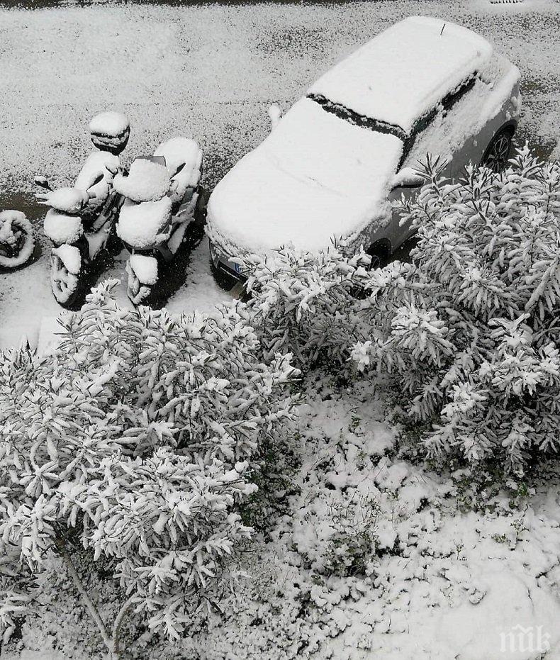 За първи път от 62 години: Сняг валя в Неапол