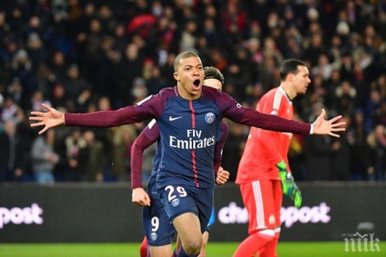 ПСЖ отнесе класически Олимпик (Марсилия), Неймар контузен, 11 жълти картона в дербито на Лига 1