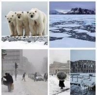 ГЛОБАЛНО ЗАТОПЛЯНЕ! Нещо страшно става с климата! Невиждана жега на Северния полюс, докато Европа мръзне