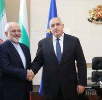 ПЪРВО В ПИК! Борисов проведе важна среща с външния министър на Иран (СНИМКИ)