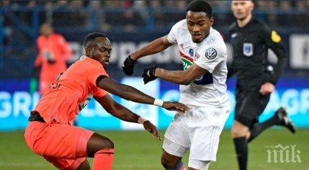 лион изхвърча купата франция