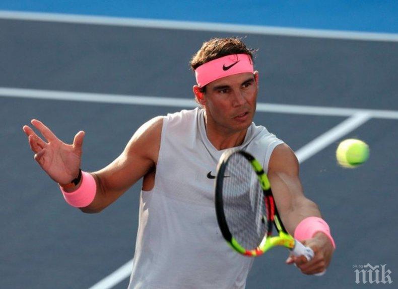 Надал отново контузен, оттегли се от участие в Акапулко