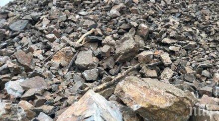 важно падащи камъни затвориха пътя рудозем смилян родопите