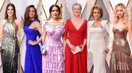 големият триумф оскарите грабна статуетките впечатляващите тоалети видео снимки пълен списък