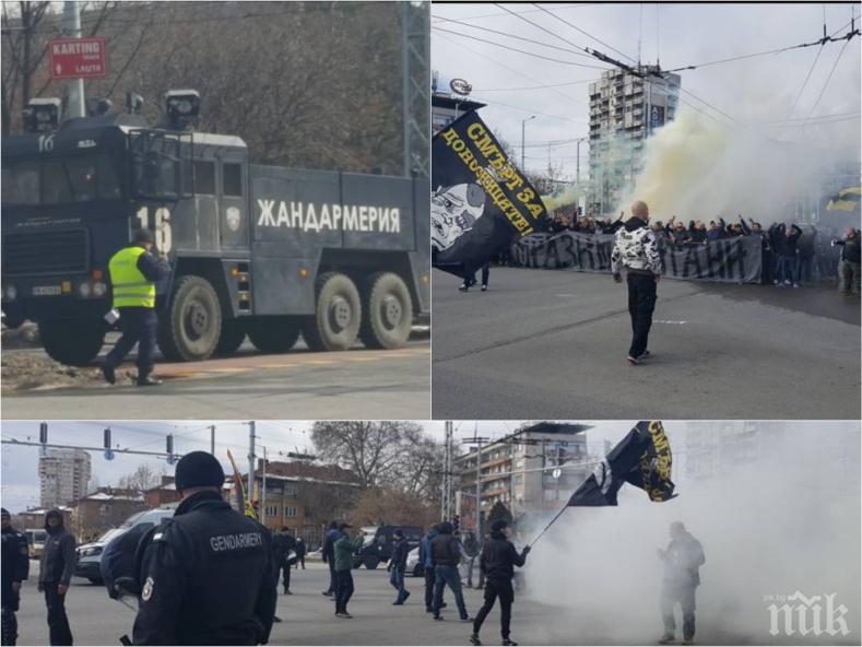 ИЗВЪНРЕДНО! Пловдив почерня от полиция и жандармерия (СНИМКИ/ОБНОВЕНА)