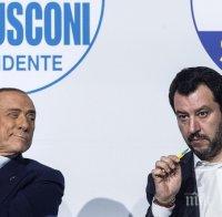 Шах в Италия! Берлускони ще подкрепи евроскептиците за съставяне на правителство