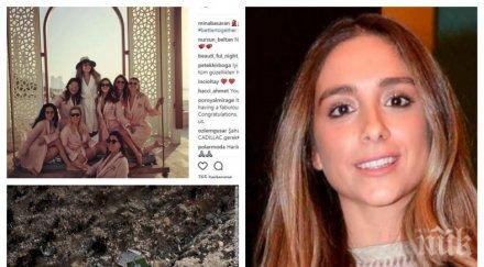 ексклузивно пик дъщерята турския милионер мина башаран предчувствала смъртта дни самолетната катастрофа споделила страхува снимки