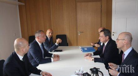 шефът ецб среща станишев гледаме позитивно желанието българия присъединяване erm