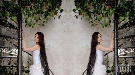 руската рапунцел отгледа 152 сантиметрова коса снимки