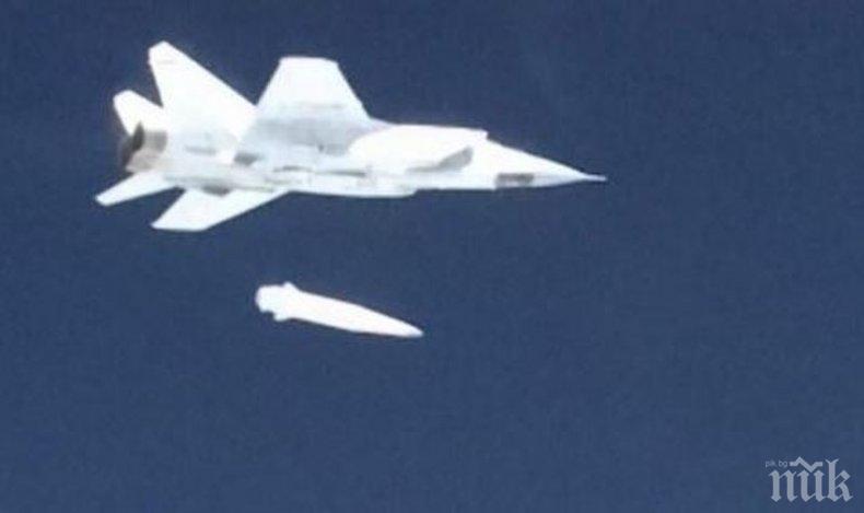 УДАР! Русия показа „убиеца на самолетоносачи“ „Кинжал“