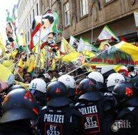 Трима арестувани на многохиляден кюрдски протест в Германия