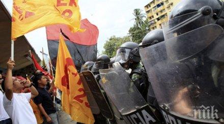 петима ранени масови безредици панамския град колон