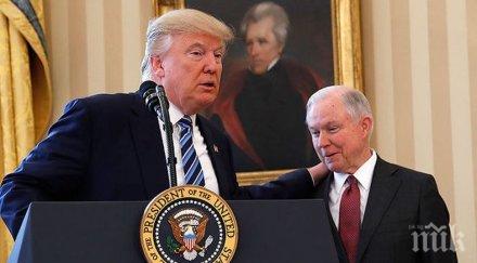 доналд тръмп вдигнал мерника генералния прокурор джеф сешънс