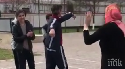 радостни чеченци разтанцуваха избирателна секция видео
