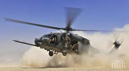 тргедия военен хеликоптер сащ разбил ирак медии съобщават седем загинали