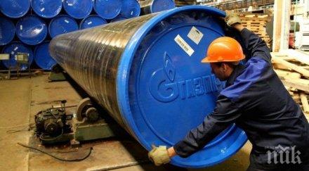 македония гърция свързват газопровод дълъг 100 километра