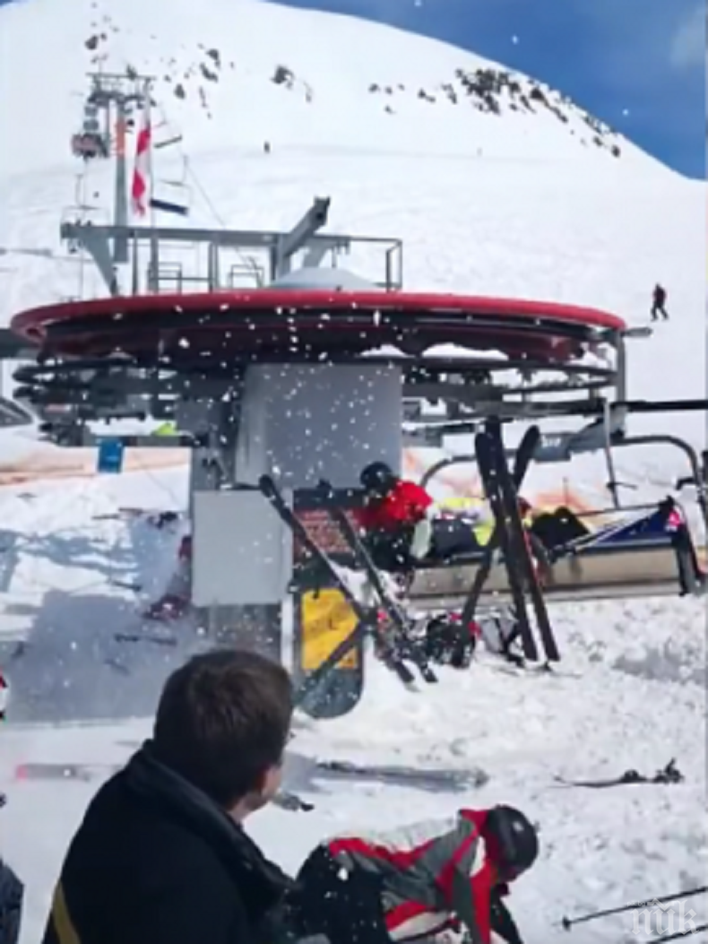 11 души пострадаха при инцидент с лифт в ски курорт в Грузия