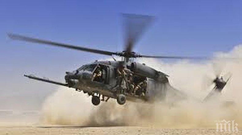Международната коалиция срещу „Ислямска държава“ потвърди катастрофата на американски военен хеликоптер в Ирак