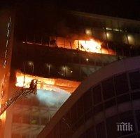 Голям пожар избухна в хотел в Дъблин
