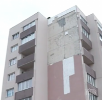 Ураганен вятър отнесе топлоизолация в София
