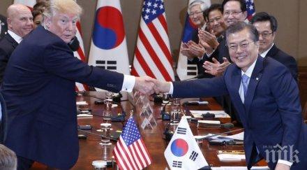 възможна тристранна среща сащ северна южна корея