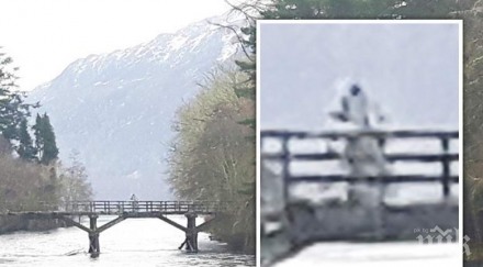 мистериозно снимаха пришълец езерото лох нес