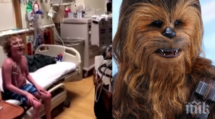 трогателно лекар премени чубака зарадва дете видео