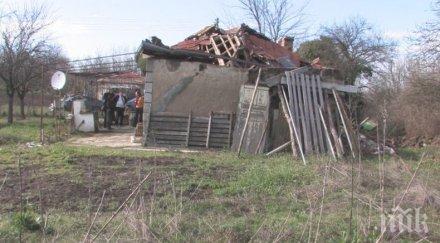 самотна баба остана без дом заради силния вятър