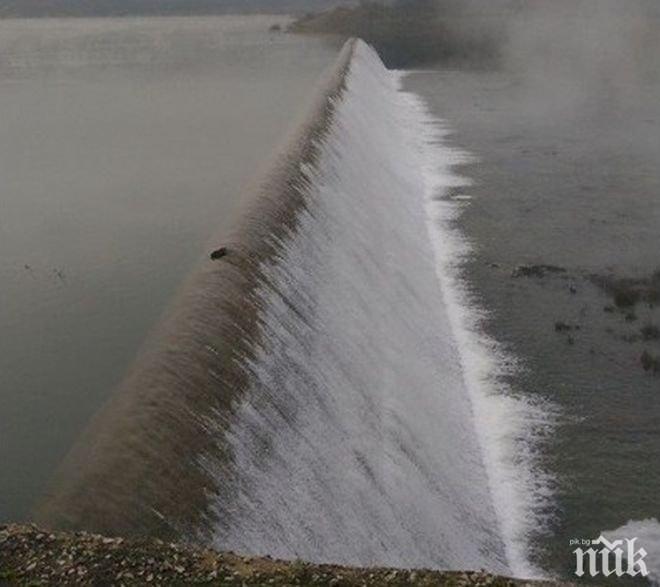 Язовир Тича прелива с 30 кубика в секунда