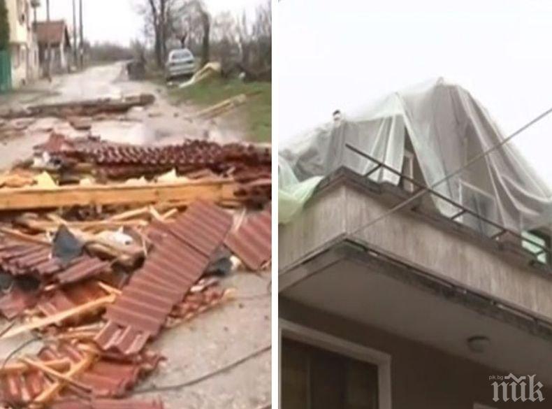 НЕВИЖДАНО БЕДСТВИЕ! Вятърът във Враца се усетил като земетресение