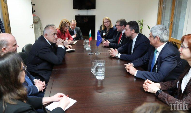 Премиерът Бойко Борисов се срещна с Лука Визентини